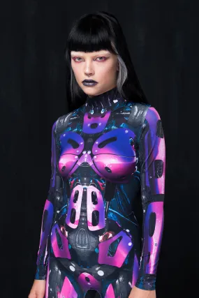 Cyberware Android Magenta Costume