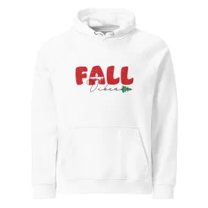 Fall Christmas Graphic Men Eco Raglan Hoodie