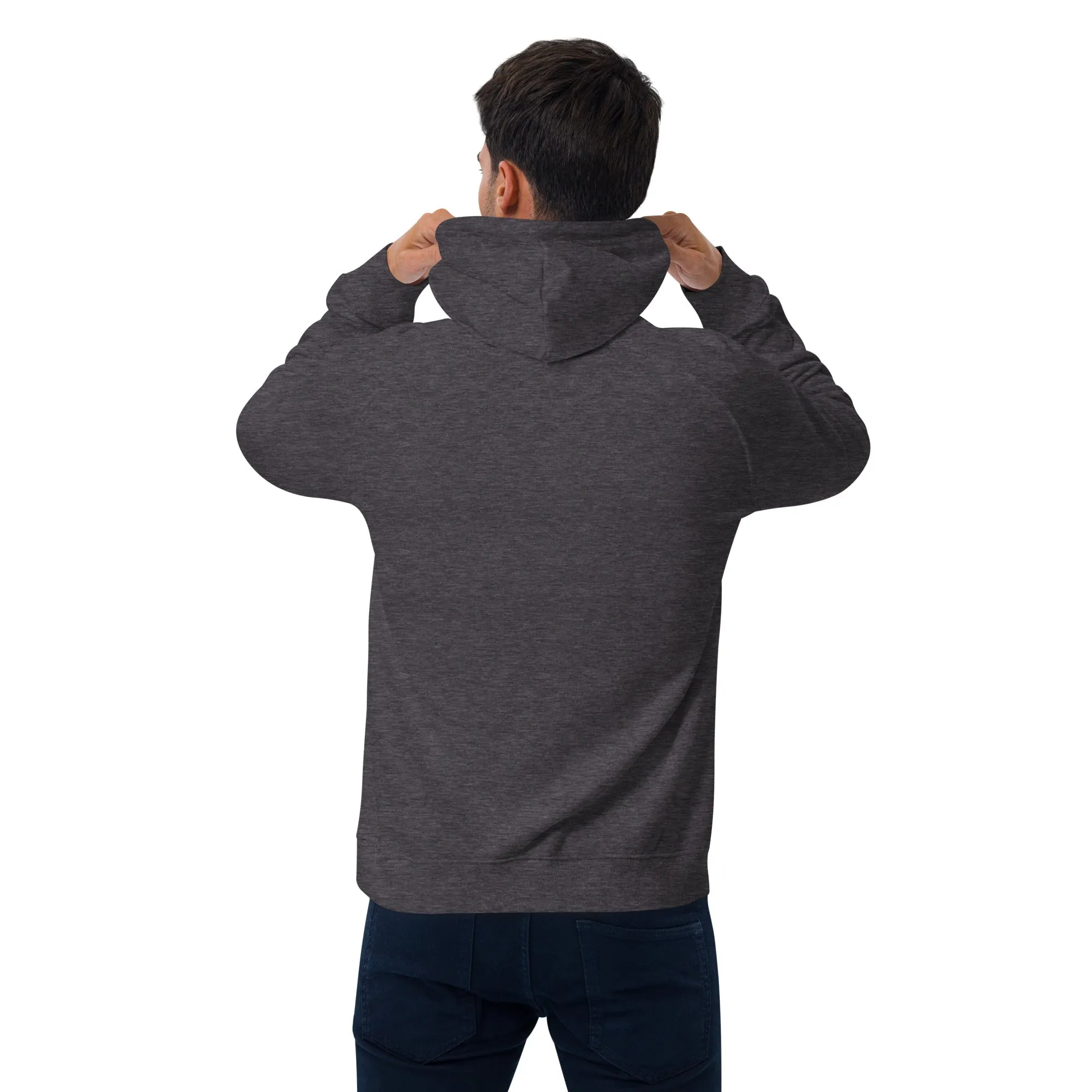 Fall Thanksgiving Graphic Men Eco Raglan Hoodie