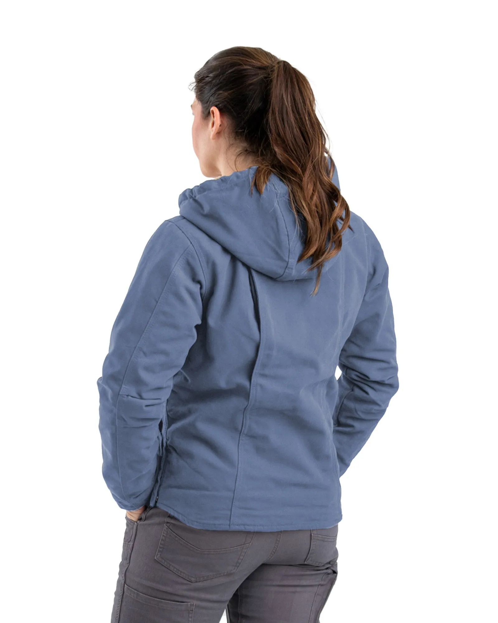 Women's Sherpa-Lined Duck Hooded Jacket